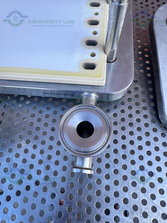 Used Millipore Stainless Steel Pellicon Filter Holder w/ GW Kent Gauge