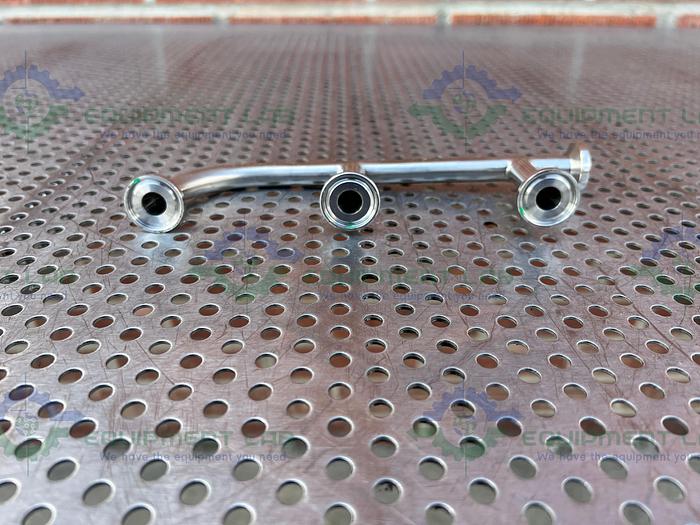 Used 3 to 1 Stainless Steel Manifold w/ 1/2" Sanitary Fitting