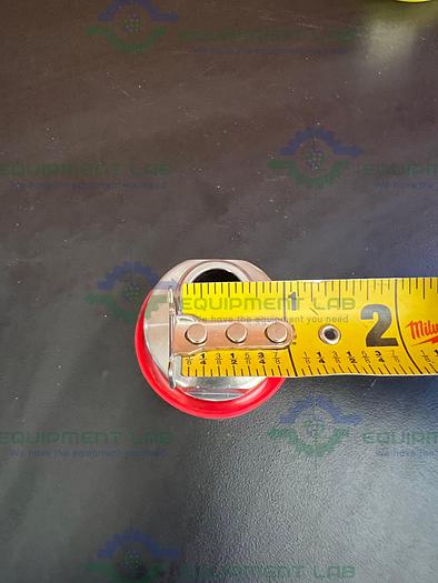 Used Lot of 2 - Stainless Steel Sanitary 1" Hose Fitting To 3/4" Threaded