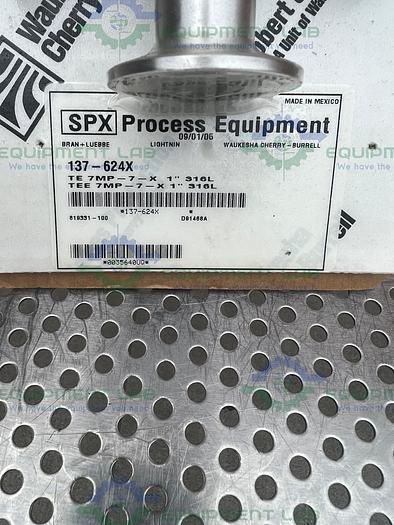 SPX  137-624X Stainless Steel 3 Way Tee Adapter 1" Sanitary Fitting