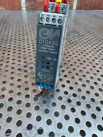Used GM International  D1043Q 4 Channels Digital Output Loop / Bus Powered