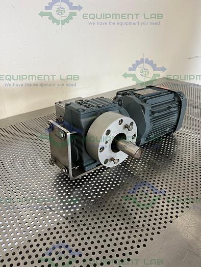 Used SEW EuroDrive  SA47DRE90L4/TF Gear Motor 3 HP, 1745/189 r/min