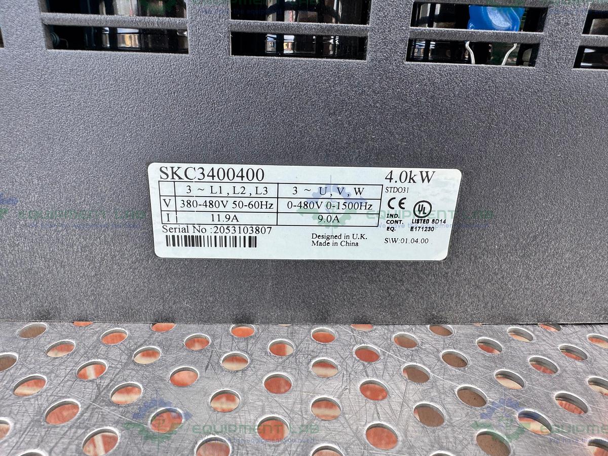 Used Control Techniques Commander SK SKC3400400 AC Drive 4.0 kW, 11.9 A