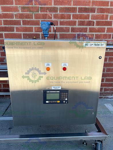 Used Millipore MPODPILOT CP2EA8875 Filter Press Skid w/ E & H Promass P Flowmeter