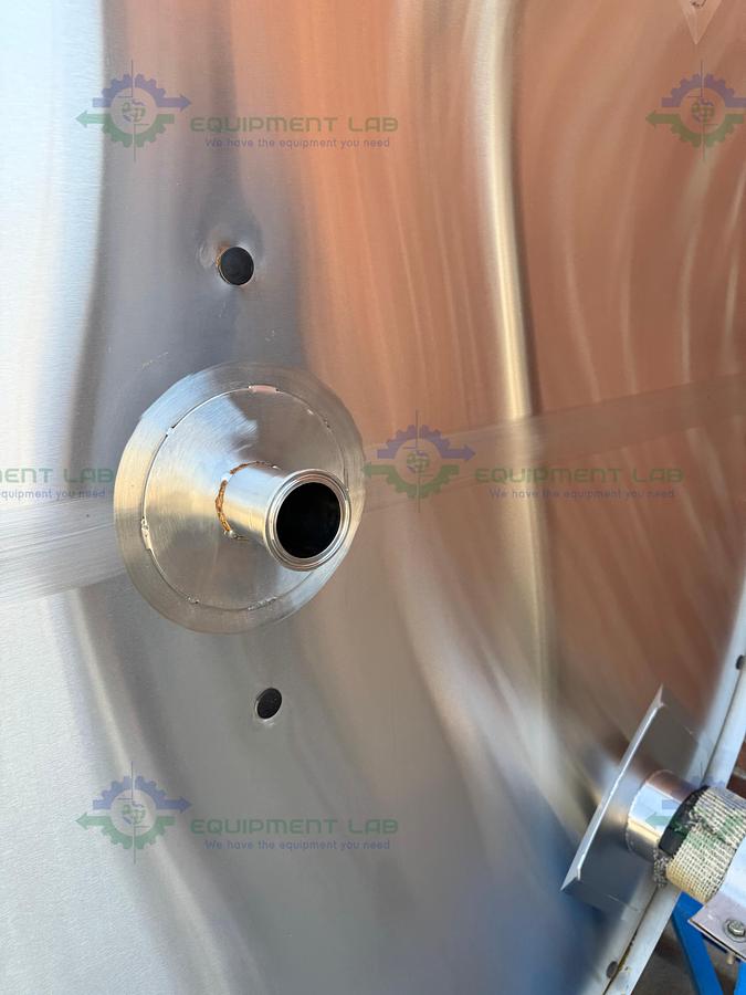 1000 Gallon Stainless Steel Jacketed Vessel / Holding Tank