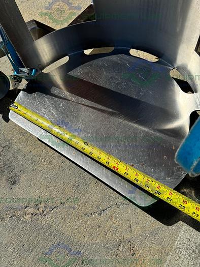 Used Palamatic PALPharma Tip Air Operated Portable Drum Tilter / Lift SWL 100 Kg