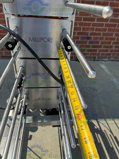 Used Millipore  Stainless Steel Pellicon 2 Cassette Filter Holder Stack of 8