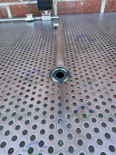 Used ITT Pure Flo .5-316L- RA20MAX 5 Way Diaphragm Valve w/ 1/2" Sanitary Fitting