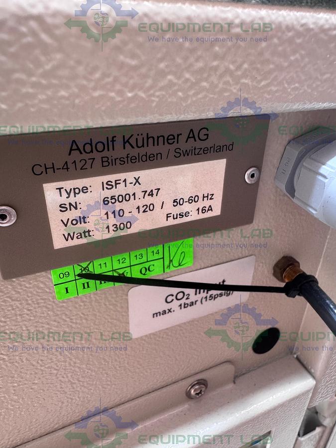 Used Kuhner ISK-1-W / ISK1-X Refrigerated Incubator Shaker 5°C below ambient to 60°C