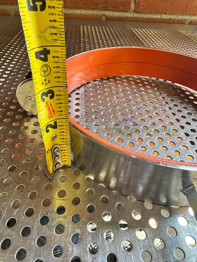 Used Chemglass CG-1947-A200 Stainless Steel Reactor Support 200 mm Clamp