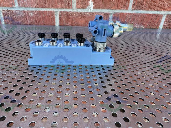 Used SMC EX250-SDN1 Input Output Si Unit w/ Turck JBBS 57-E812 DeviceNet Hub Junction