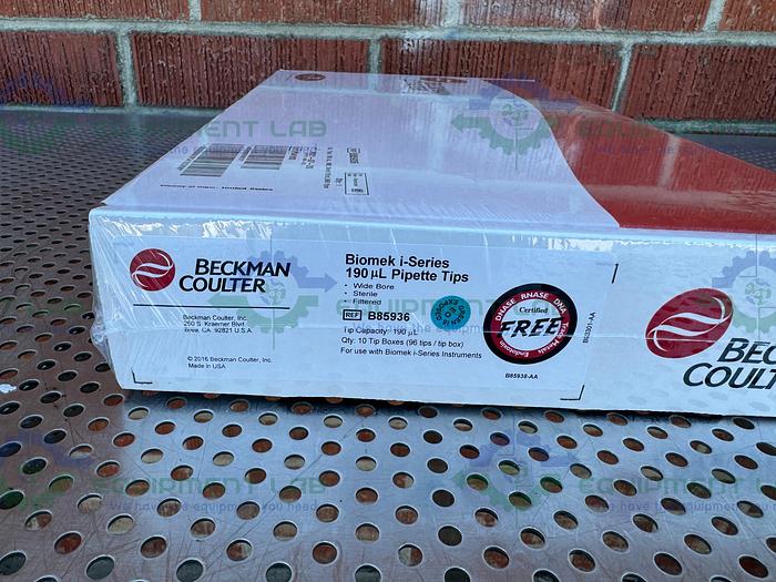 Beckman  B85936 Biomek i-Series Tips 190µL Sterile Filtered Wide Bore