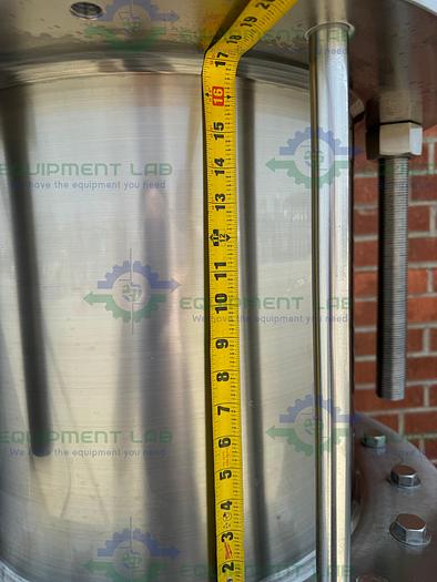 Used Mann Stainless Steel 400mm x 450mm Chromatography Column 45 PSI