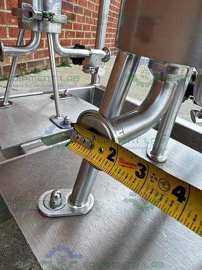 Used Allegheny  Stainless Steel Double Cartridge Filter Housing Skid  8" and 4"