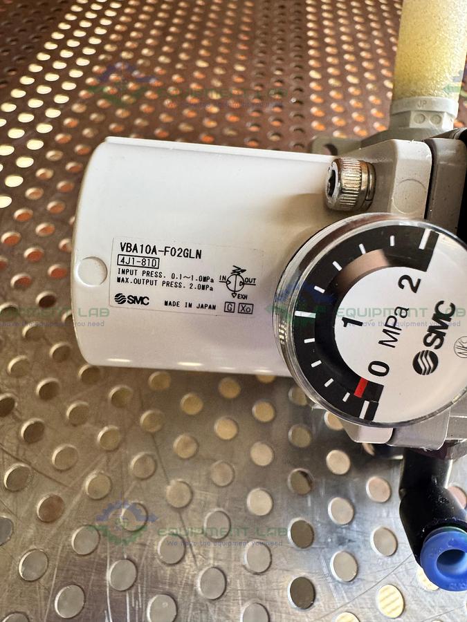 Used SMC VBA10A-F02GLN Booster Regulator  0.1-1.0 MPa