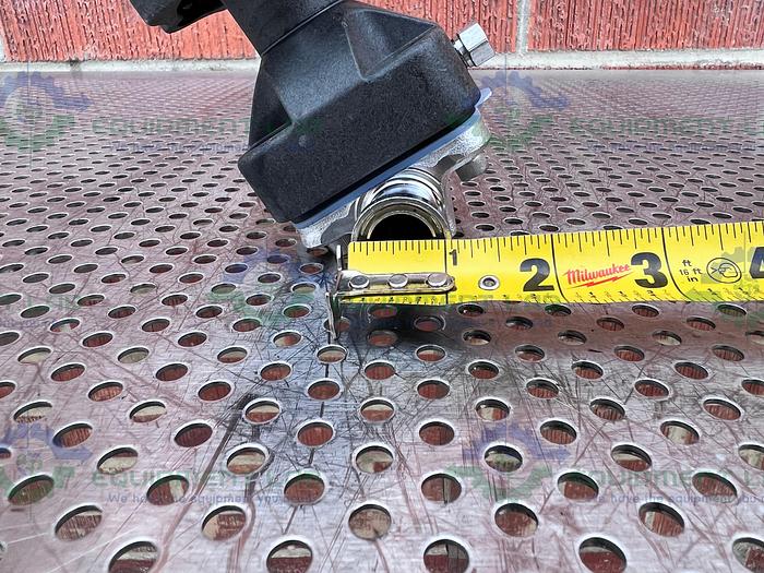 Used ITT Pure Flo .75-316L-RA15MAX-CWP150 Diaphragm Valve w/ 3/4" Sanitary Fitting