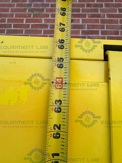 Used Securall A345 Flammable Liquid Storage Cabinet 45 Gallon w/ Soft Close Doors