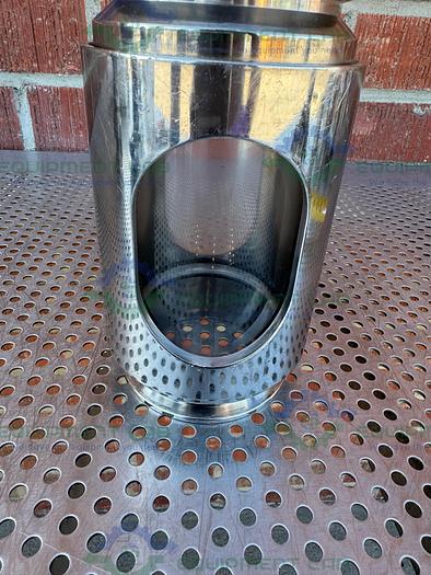 Used Sanitary Process Stainless Steel In Line Sight Glass w/ 3" Sanitary Fitting