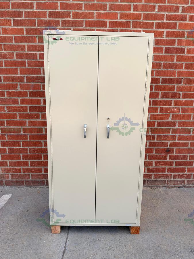 Used FireKing Fire-Resistant Storage Cabinet 36" x 20" x 72" w/ 4 Shelves MFG 2022