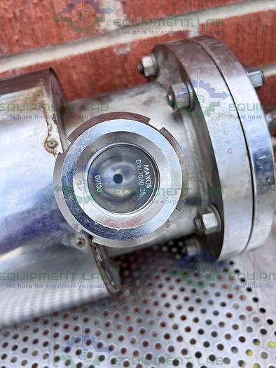 Used Finn-Aqua  Stainless Steel Jacketed Heat Exchanger 9" x 80"