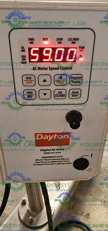 Used Lee Industries 50 Liter Stainless Steel Jacketed Reactor w/Mixer, Scraper MFG 23