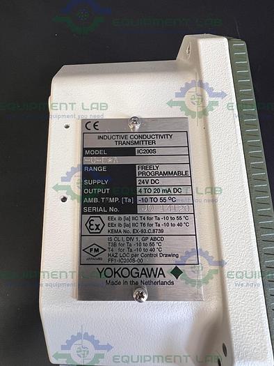 Used Yokogawa  IC200S -U-E*A Inductive Conductivity Transmitter