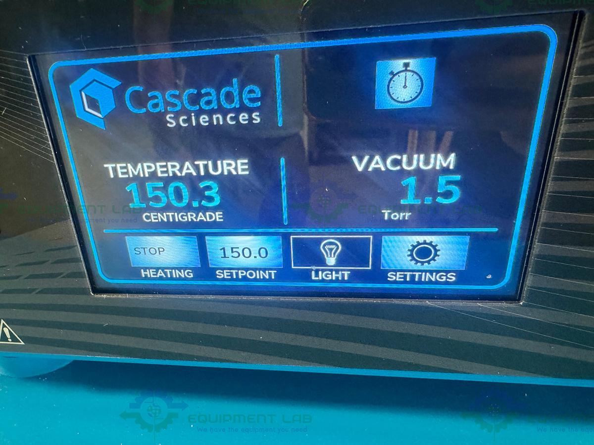 Used Cascade CVO-5 Double Up Vacuum Oven 14.4C to 150C, 4.5 Cu. Ft with Shelves