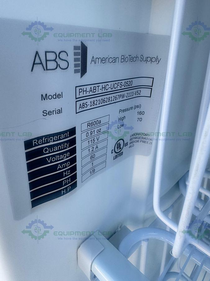ABS PH-ABT-HC-UCFS-0520 Pharmacy Undercounter Freezer 4 Cu. Ft., -20C to -30C