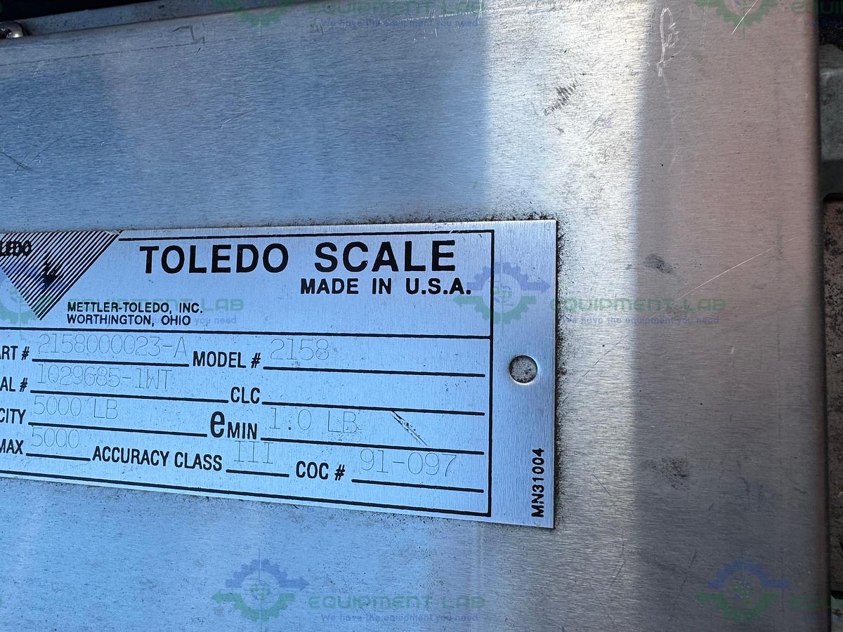 Used Mettler Toledo 48" x 48" Floor Scale 5000 lb w/ Mettler IND570, APR430 Printer