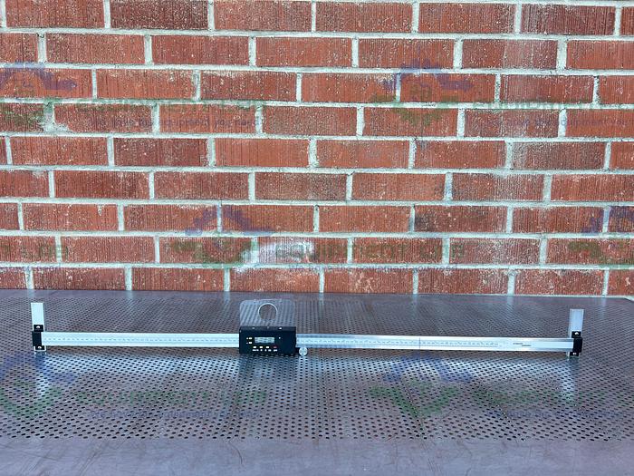 Used Beta Precision Industries  Peak Stand Microscope 50x w/ Electronic Ruler 40"