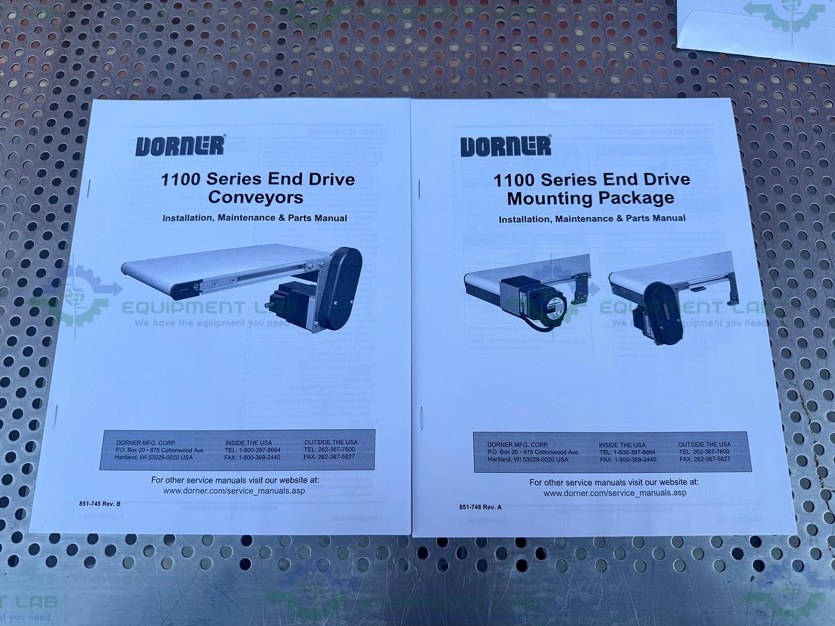 Dorner 1100 Series End Drive Conveyor 24" x 4" w/ 2IK6GV-UA Motor