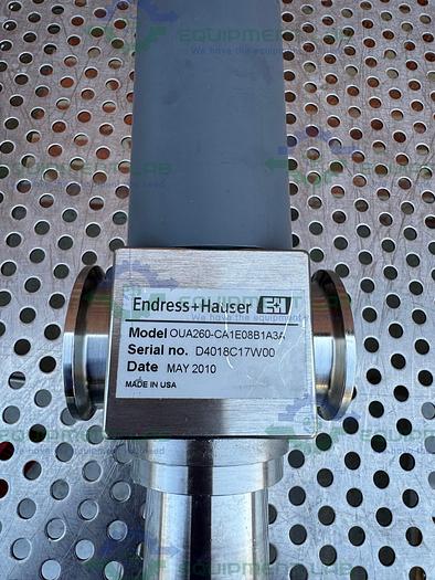Used Endress+Hauser OUSAF13-A0A Bubble Detection Sensor w/ OUA260-CA1E08B1A3A