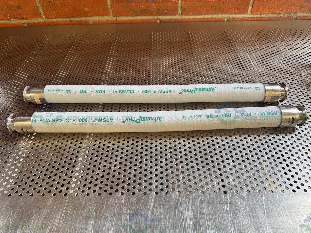 Used Advanta Pure APSW-P-1500  Silicone Hose 27 w/ 1 1/2 " Sanitary Fitting