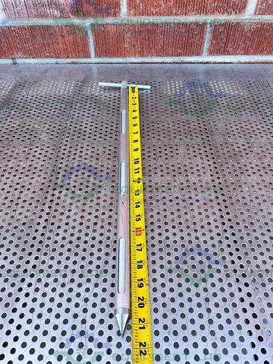 Used Stainless Steel Pointed-Plunger Lance Sampler Probe w/ 21" Rod