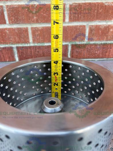 Used Unbranded  Sieva 3 Stainless Steel Perforated Centrifugal Basket / Rotor