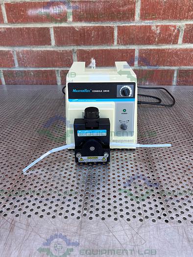 Used Masterflex 7520-40 Console Drive Pump w/ 77390-00 PTFE Tubing Pump Head