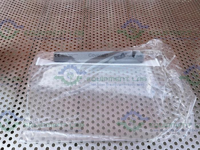 Used Box of 100 - Alpha ProTech  Critical Cover 2807 Disposable Clear Full Face Shield