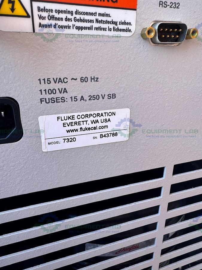 Used Fluke Hart Scientific 7320 Compact Temperature Calibration Bath –20 °C to 150 °C