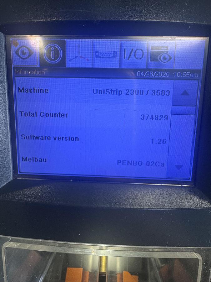 Used Schleuniger UniStrip 2300 Wire Stripper 0.03 – 8 mm (32 – 8 AWG)