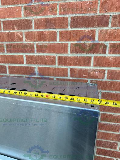 Used Stainless Steel  Industrial Control Panel Enclosure 11" x 24" x 48"