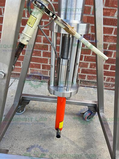 Used Septech  Annular Expansion Stainless Steel Preparative HPLC Column w/ Hand Pump