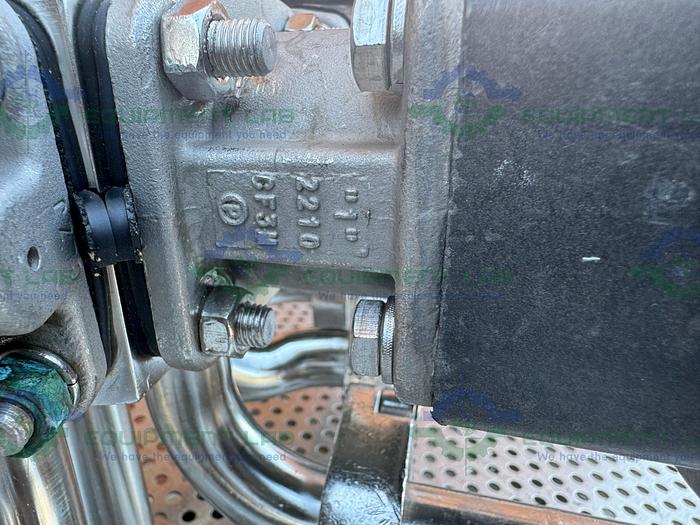 Used 5 ITT Pure Flo Advantage Stainless Steel Diaphragm Valve w/ 1" Sanitary Fitting