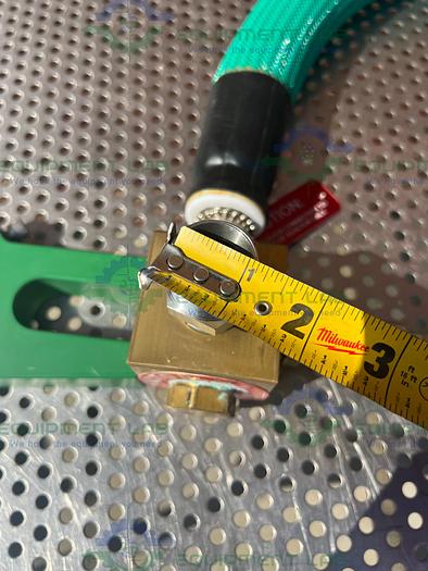 Used Huber Insulated Flexible Chiller Hose 38" w/ 1.5" Beaded Fitting