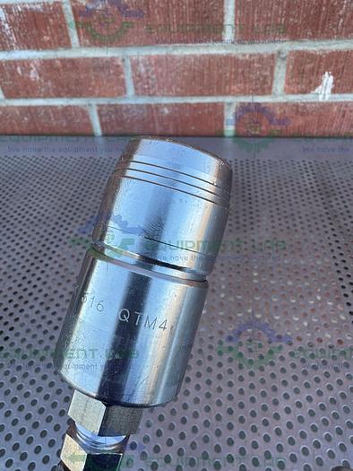 Used Stainless Steel 66" Flexible Braided Hose w/ Quick Release Fitting