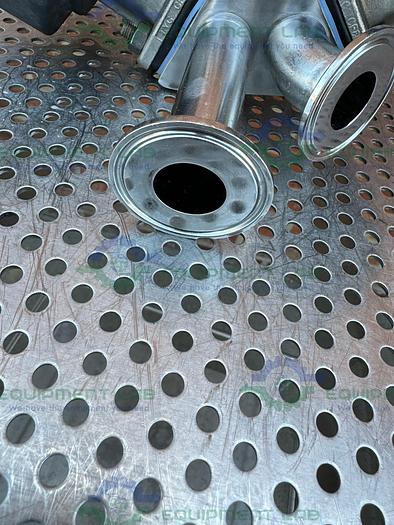 Used 2 ITT Pure Flo Advantage 3 - Way Diaphragm Valve w/ 1" Sanitary Fitting