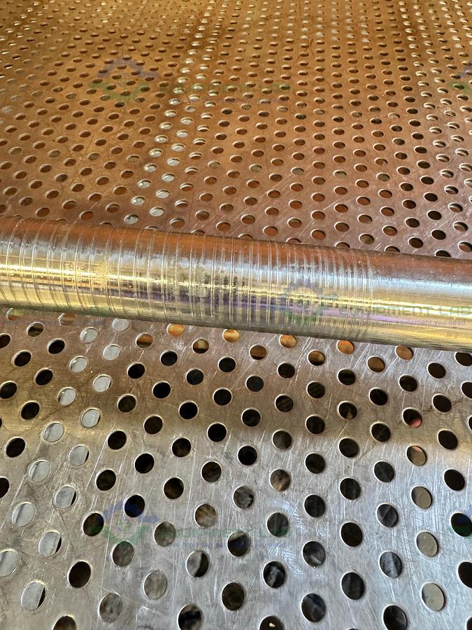 Used 56" Stainless Steel Mixing Shaft  1" Diameter w/  6" Impeller