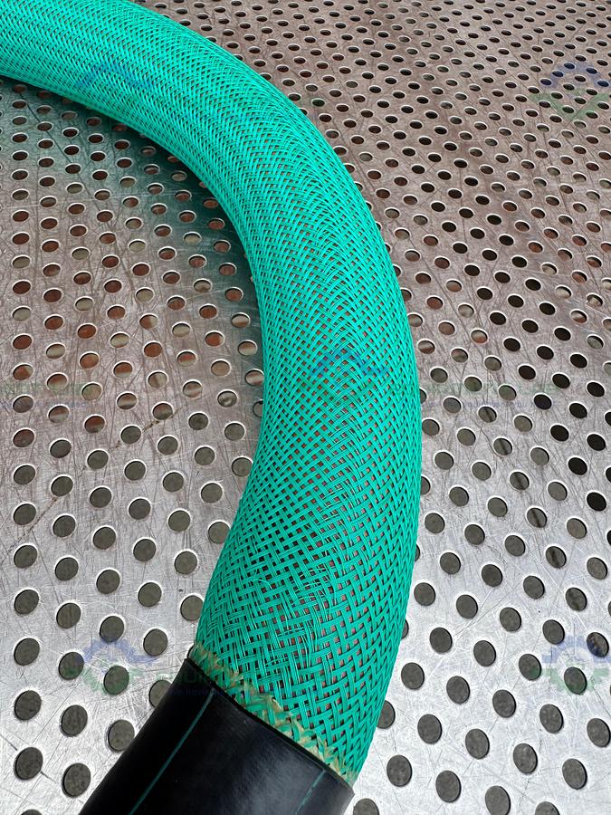 Used Huber Insulated Chiller Hose 48" w/ 1" Threaded Fitting to KF40
