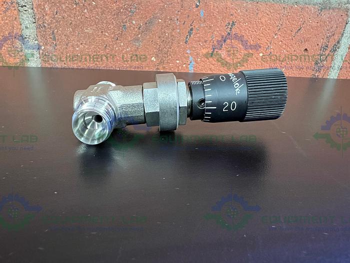 Used Swagelok  SS-4L-MH Stainless Steel High Flow Metering Valve 1/4" Tube Fitting