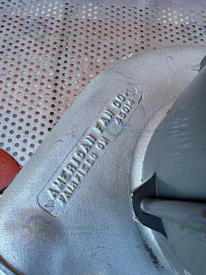 Used American Fan Company AF-8 Blower Max 2700  RPM w/ 1/2" HP Motor