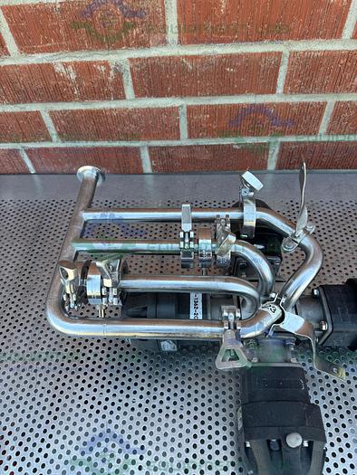 Used 4 ITT Pure Flo Advantage Stainless Steel Diaphragm Valve w/ 1" Sanitary Fitting